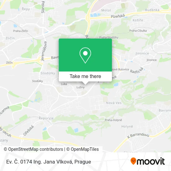 Ev. Č. 0174 Ing. Jana Vlková map