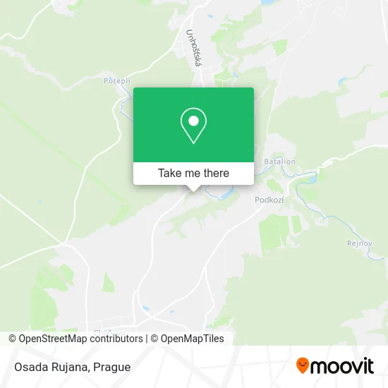 Osada Rujana map