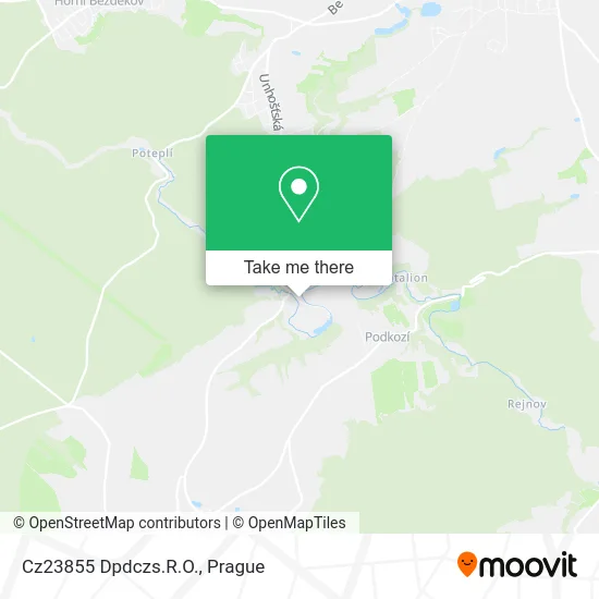 Карта Cz23855 Dpdczs.R.O.