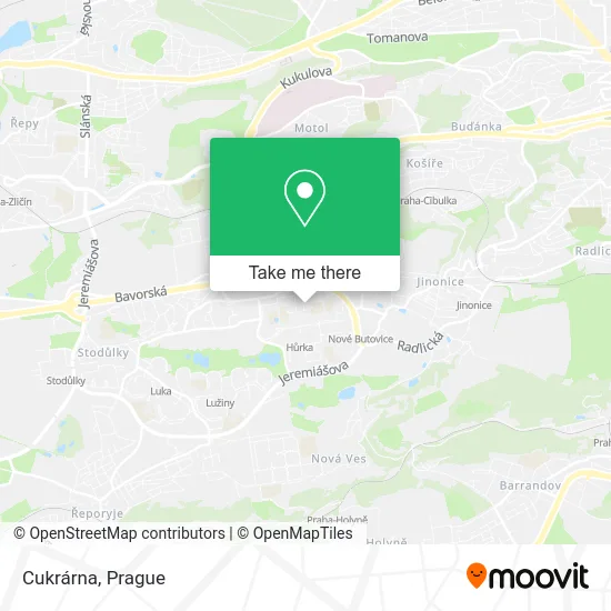 Карта Cukrárna