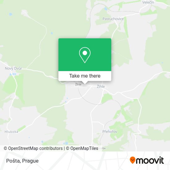Карта Pošta