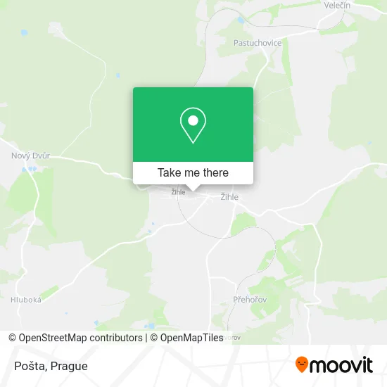 Карта Pošta
