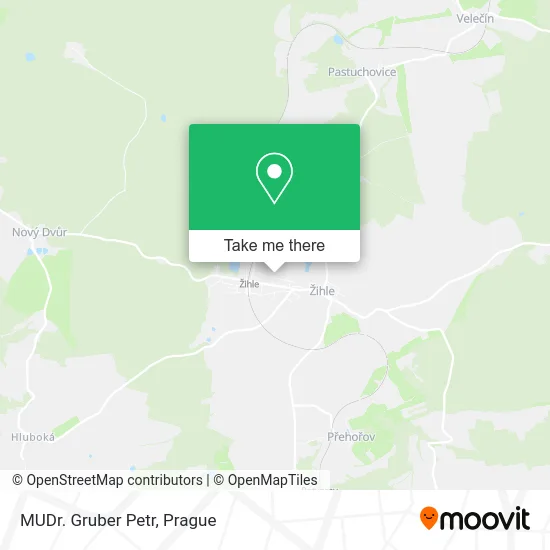 Карта MUDr. Gruber Petr