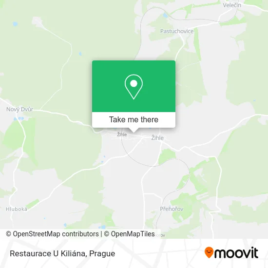 Карта Restaurace U Kiliána