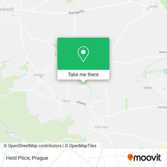Карта Held Ptice