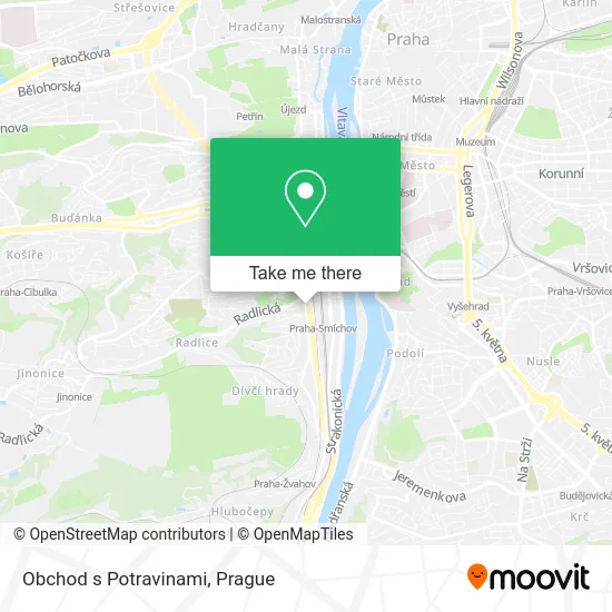 Карта Obchod s Potravinami