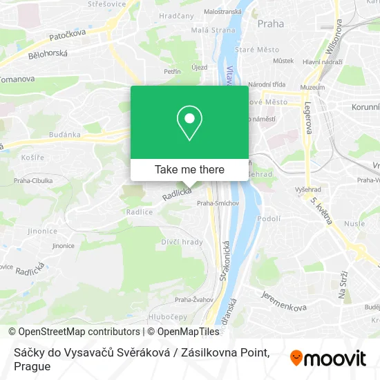 Карта Sáčky do Vysavačů Svěráková / Zásilkovna Point