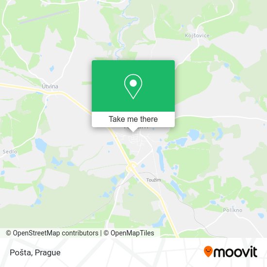 Карта Pošta