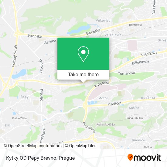 Карта Kytky OD Pepy Brevno