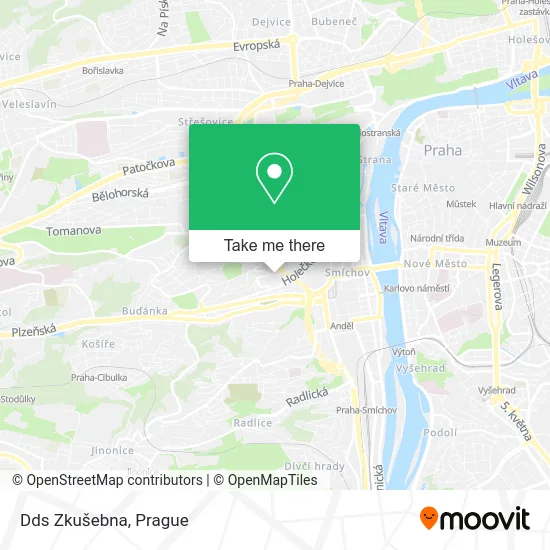 Карта Dds Zkušebna