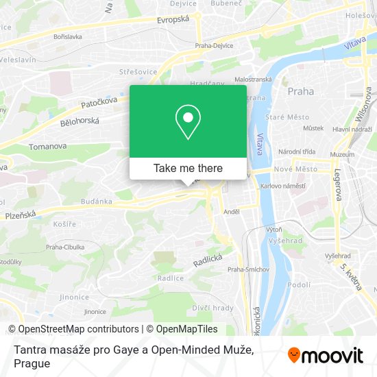 Карта Tantra masáže pro Gaye a Open-Minded Muže