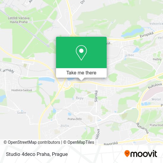 Карта Studio 4deco Praha