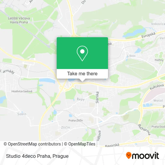 Карта Studio 4deco Praha