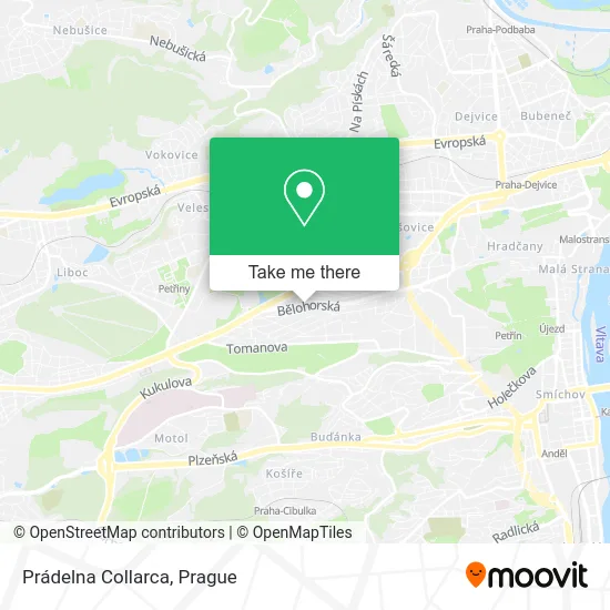 Карта Prádelna Collarca