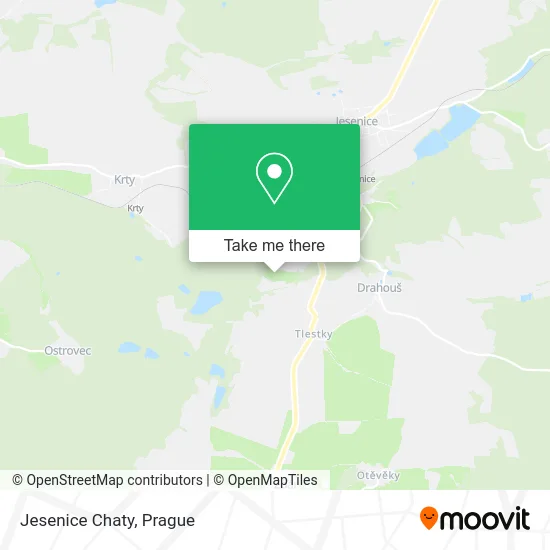 Карта Jesenice Chaty