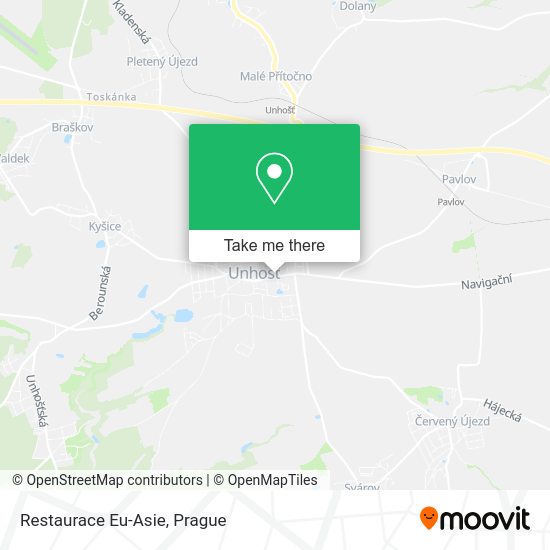 Карта Restaurace Eu-Asie