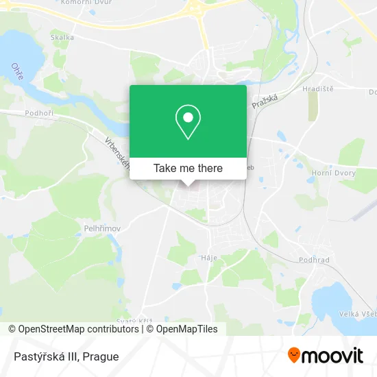 Карта Pastýřská III