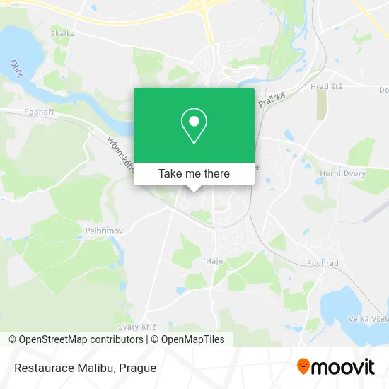 Карта Restaurace Malibu