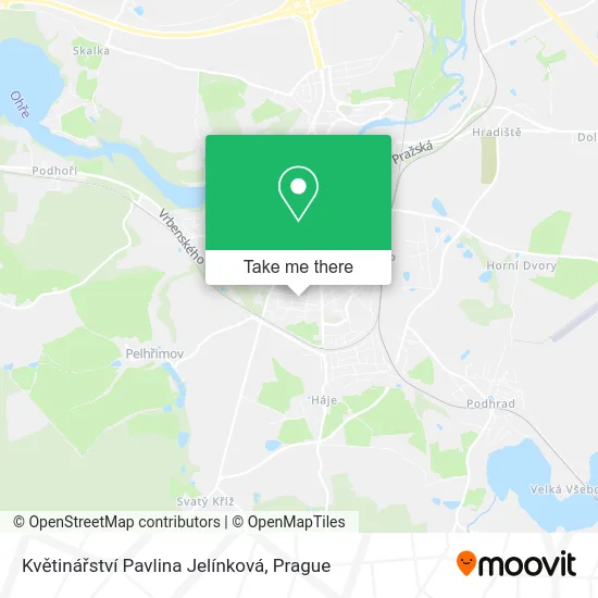 Květinářství Pavlina Jelínková map