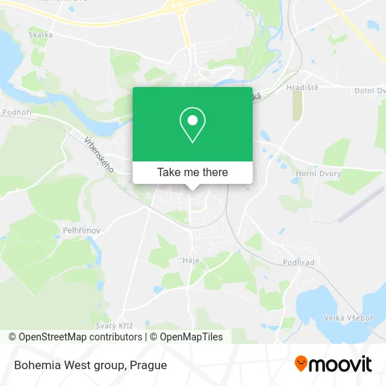 Карта Bohemia West group
