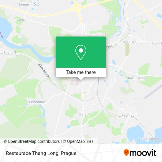 Карта Restaurace Thang Long