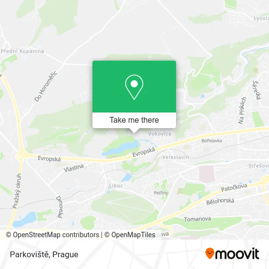 Parkoviště map