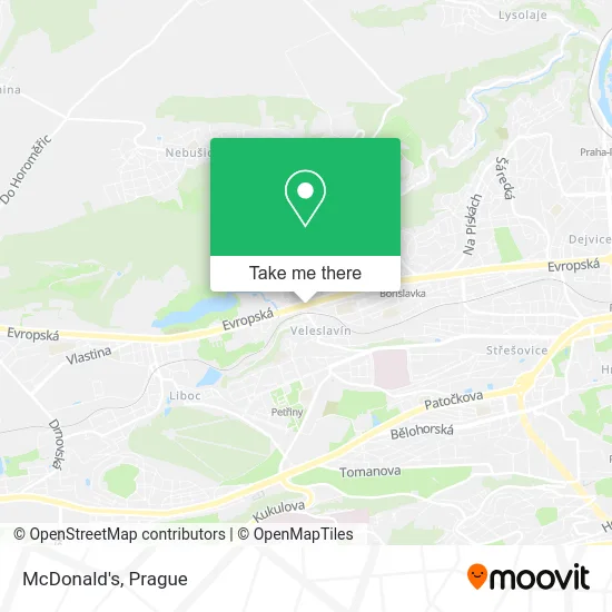 Карта McDonald's