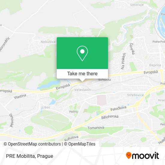 Карта PRE Mobilita