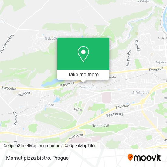Карта Mamut pizza bistro