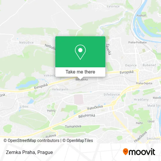 Карта Zemka Praha