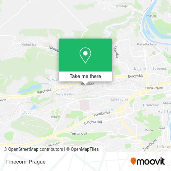 Finecom map