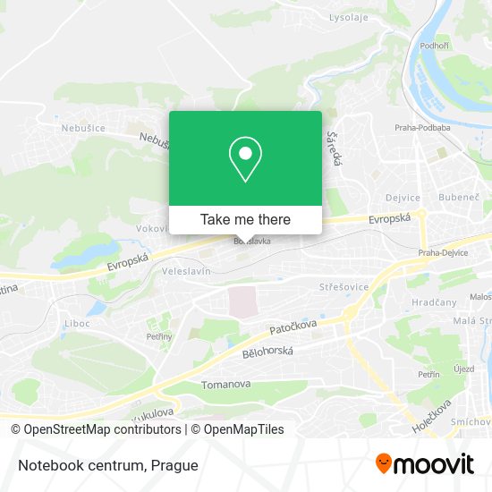 Карта Notebook centrum