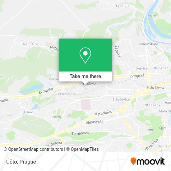 Карта Účto