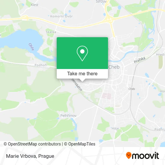 Карта Marie Vrbova