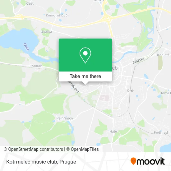 Kotrmelec music club map