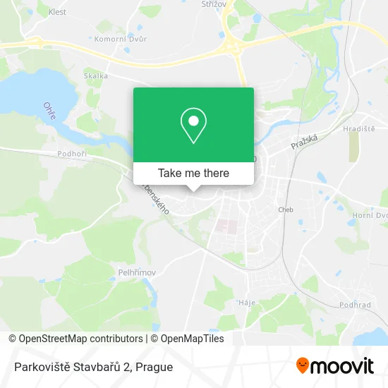 Parkoviště Stavbařů 2 map