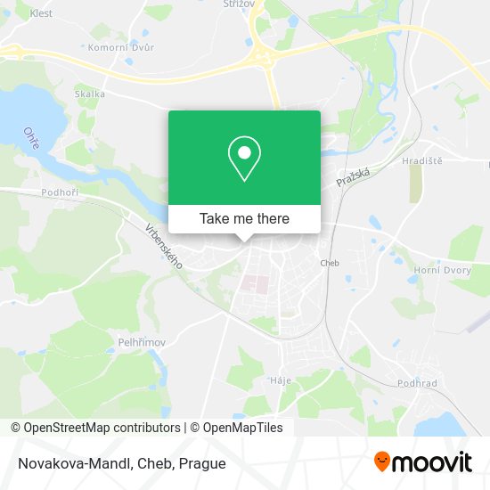 Карта Novakova-Mandl, Cheb