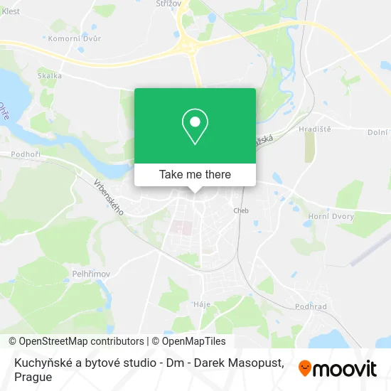 Карта Kuchyňské a bytové studio - Dm - Darek Masopust