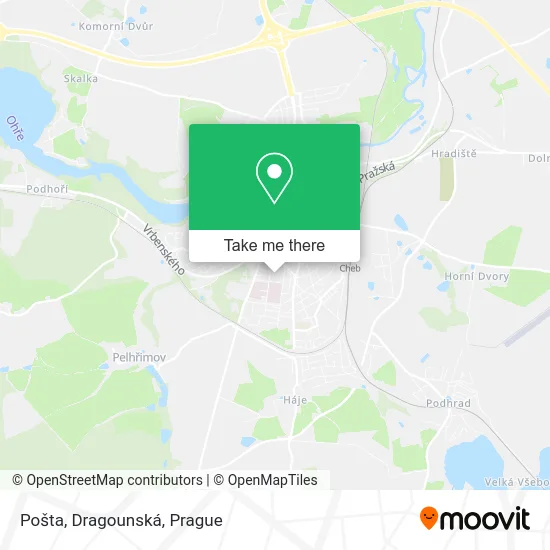 Карта Pošta, Dragounská