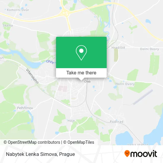 Карта Nabytek Lenka Simova