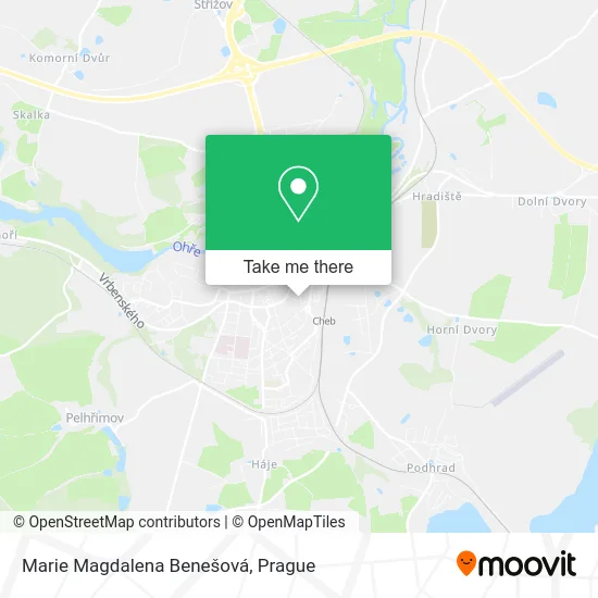 Карта Marie Magdalena Benešová