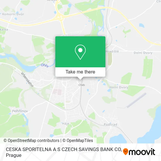 Карта CESKA SPORITELNA A S CZECH SAVINGS BANK CO