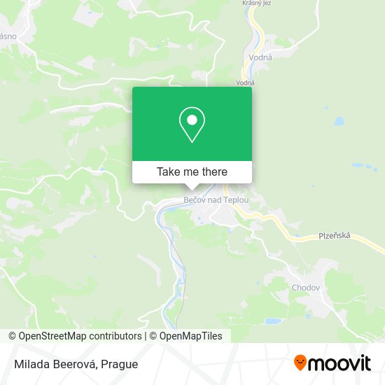 Карта Milada Beerová