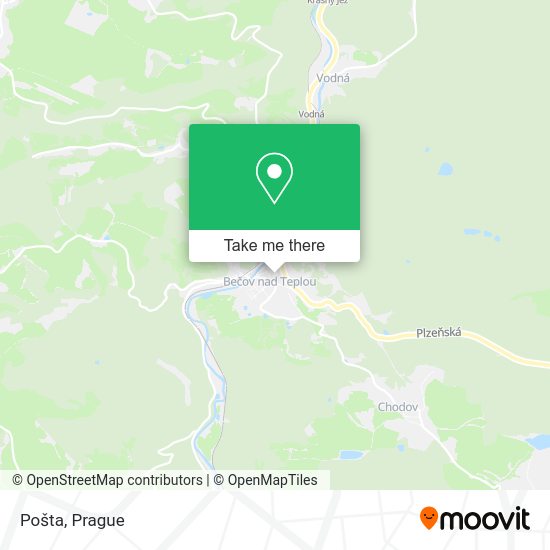 Карта Pošta