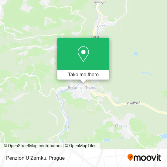 Карта Penzion U Zamku