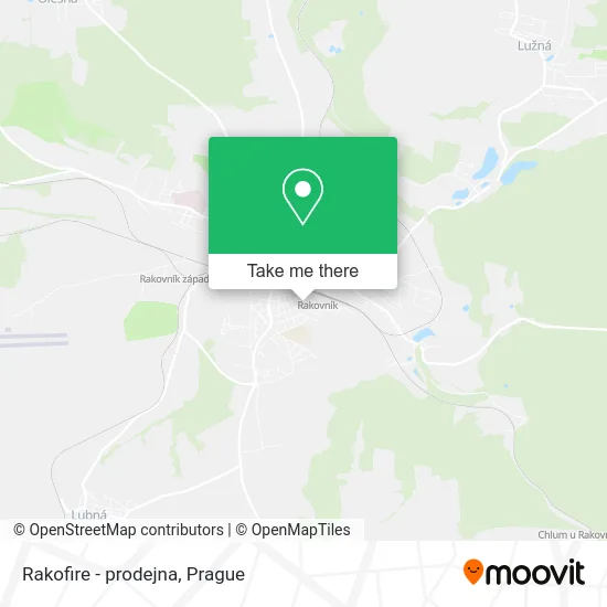 Карта Rakofire - prodejna