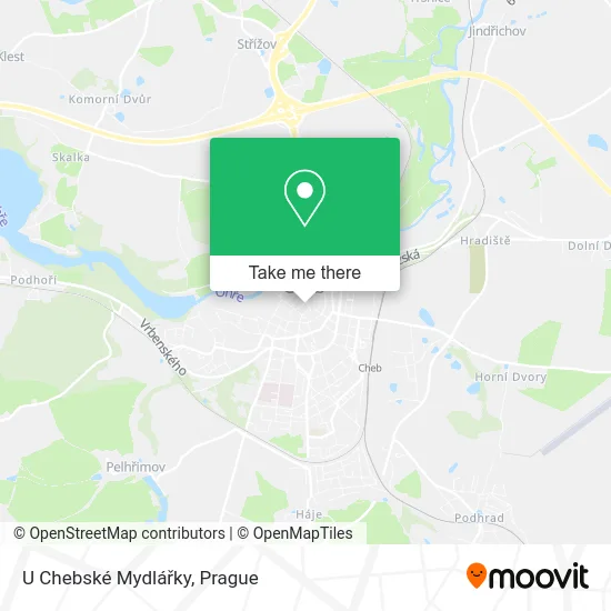Карта U Chebské Mydlářky