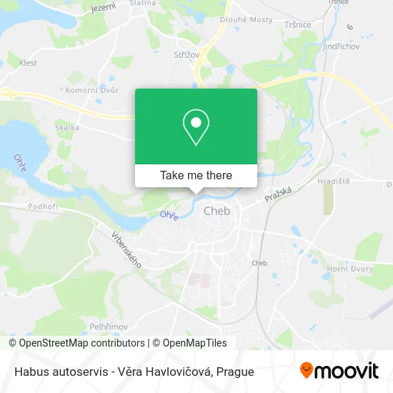 Карта Habus autoservis - Věra Havlovičová