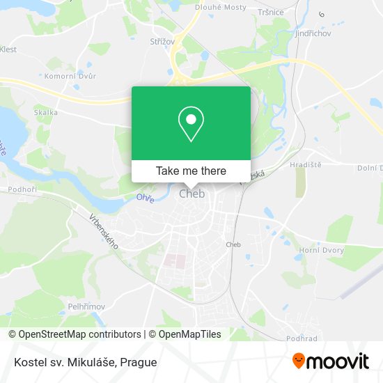 Карта Kostel sv. Mikuláše