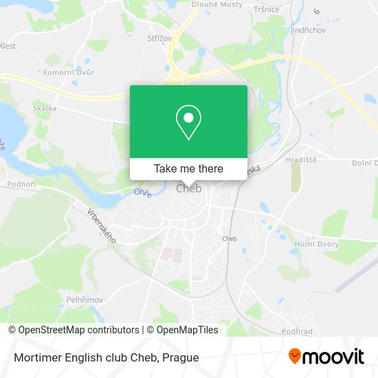 Карта Mortimer English club Cheb